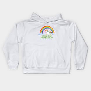 Today is My Adoption Day Kids Hoodie